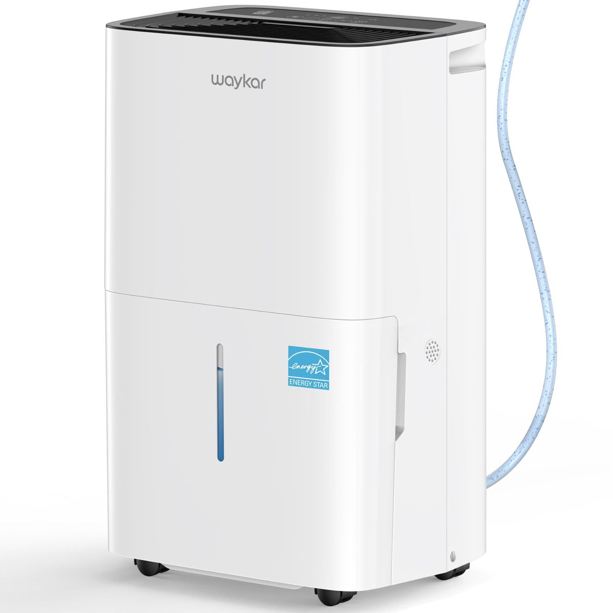 Waykar 150 Pints Dehumidifier with Pump, Energy Star Dehumidifier for Home with 2.38 Gal Tank