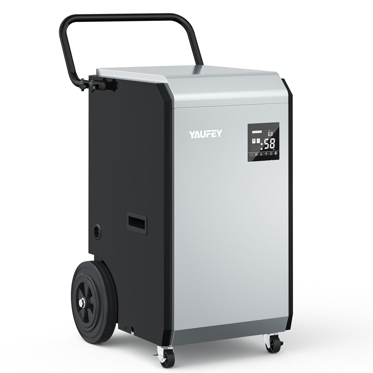 240 Pints Commercial Dehumidifier, 690W High-Efficiency Industrial Dehumidifier with Pump & Drain Hose