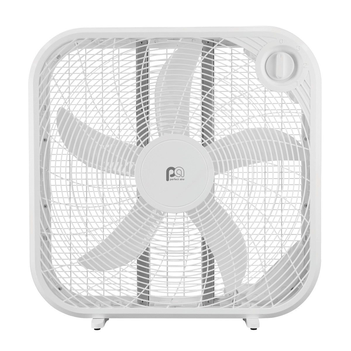 20" Box Fan with 3 Speeds and Easy-Carry Handle