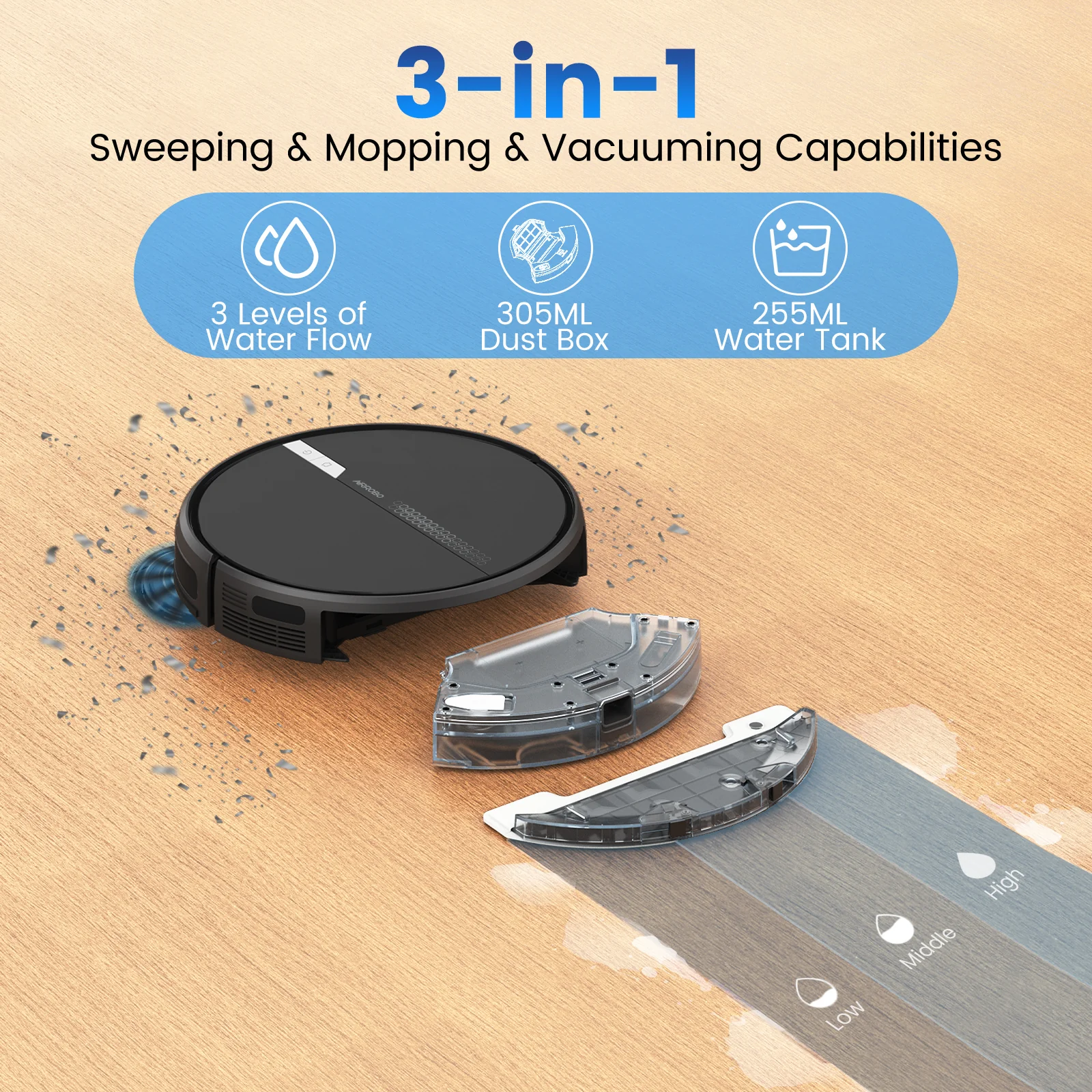 AIRROBO G60 | 3 in 1 Robot Vacuum and Mop Combo