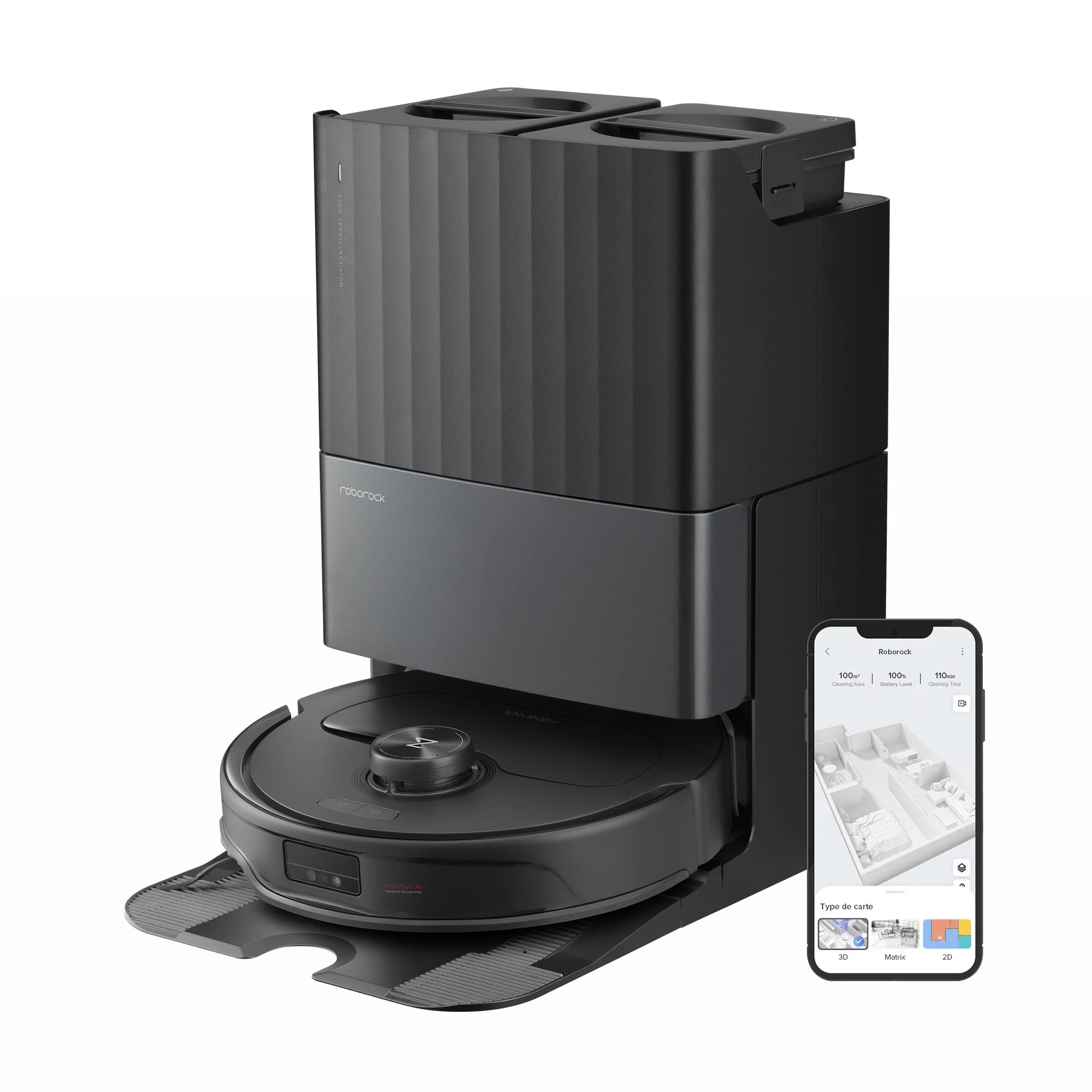 【Certified Refurbished 90% New】Roborock Qrevo Master Robot Vacuum with Multifunctional Dock 3.0