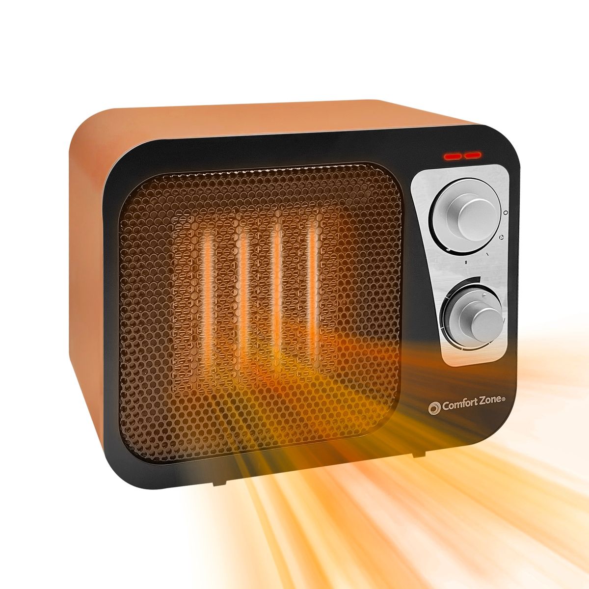 Comfort Zone Retro 1500 Watt Ceramic Heater