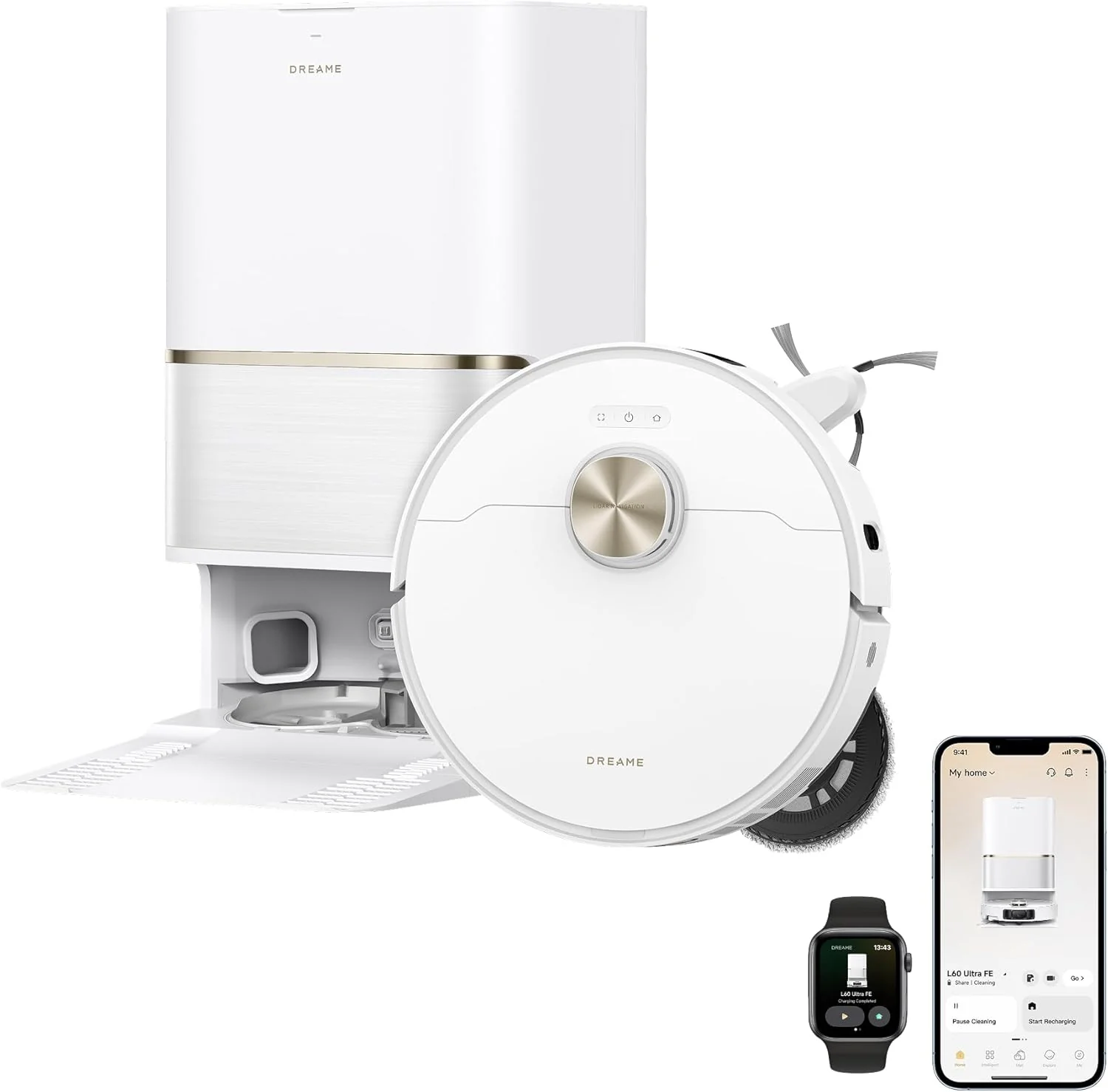 DREAME L60 Ultra FE Robot Vacuum and Mop Black