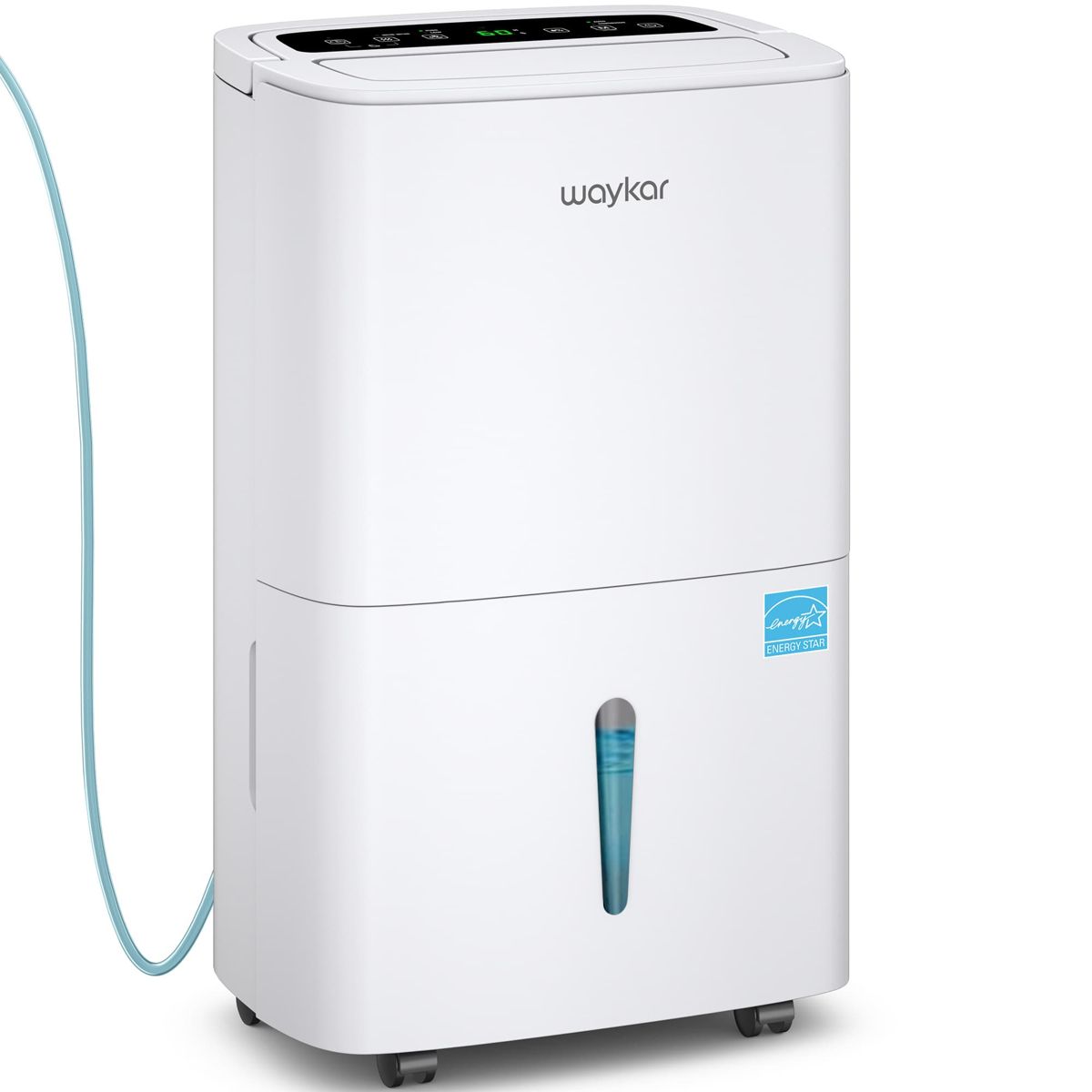 150 Pints Dehumidifier with Pump for Spaces up to 7,000 Sq. Ft at Commercial and Industrial Large Room, Warehouse, Home, Basement, with Drain Hose, Auto Defrost, Self-Drying