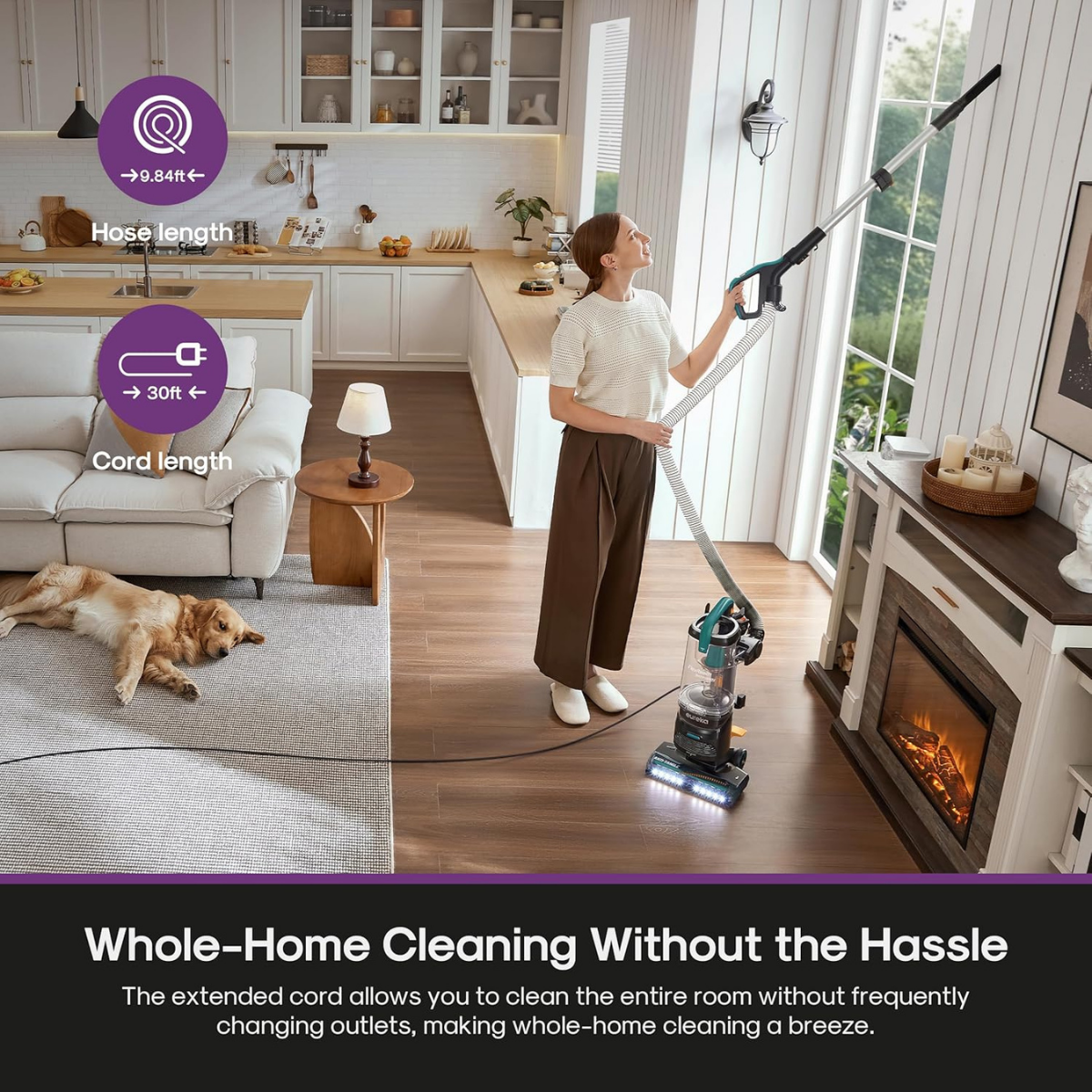 Eureka Flexreach w/ HEPA Multi-Surface Upright Vacuum