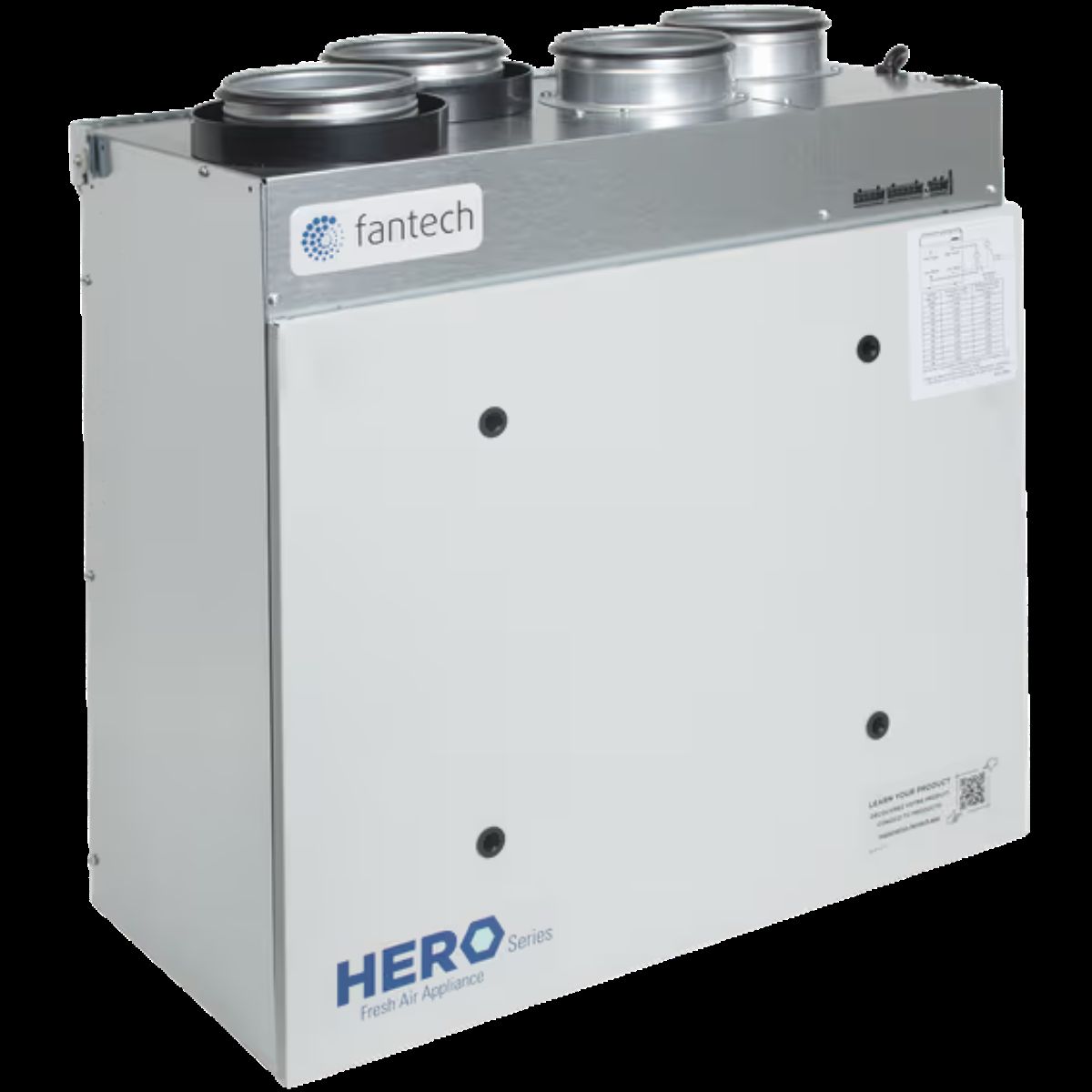 Fantech HERO 120E-EC 112 CFM Energy Recovery Ventilator