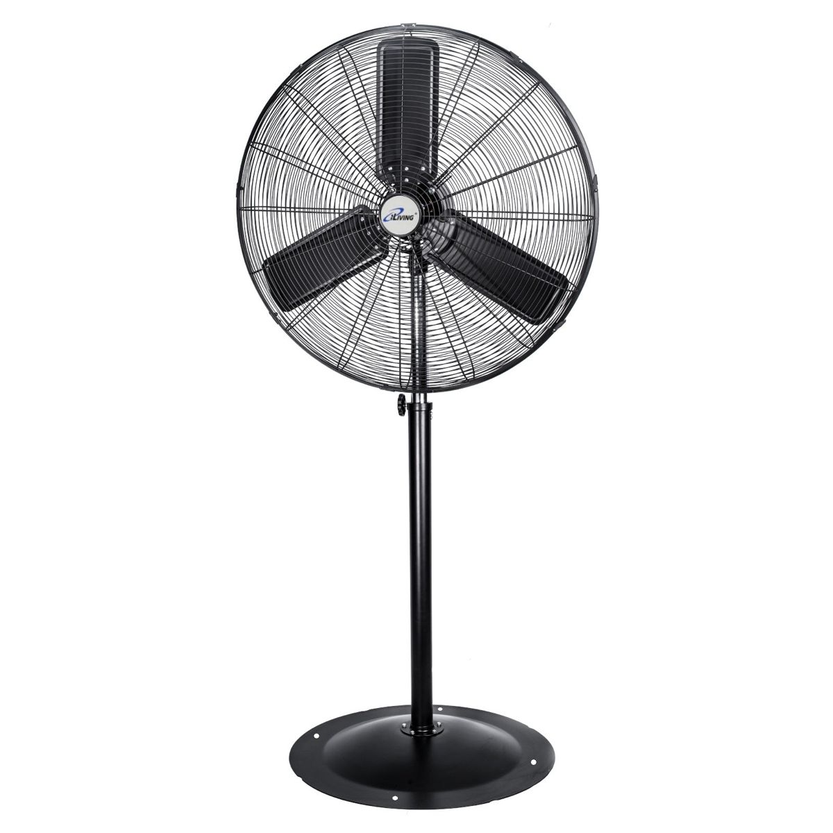 ILG8P31-93 : iLiving 30" Commercial Pedestal Oscillating Fan - Shop, Garage, Warehouse - 120V, 1.8A , 8400 CFM