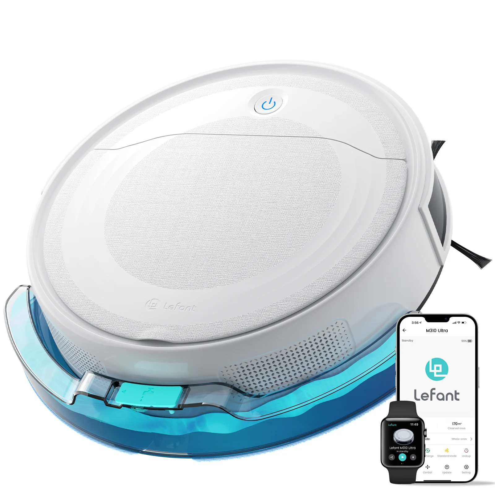 Lefant Robot Vacuum M310 Ultra White