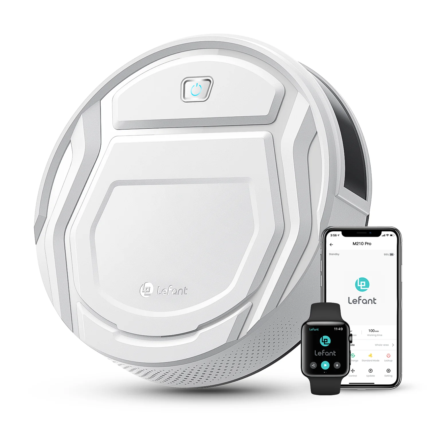 Lefant Robot Vacuum M210P White