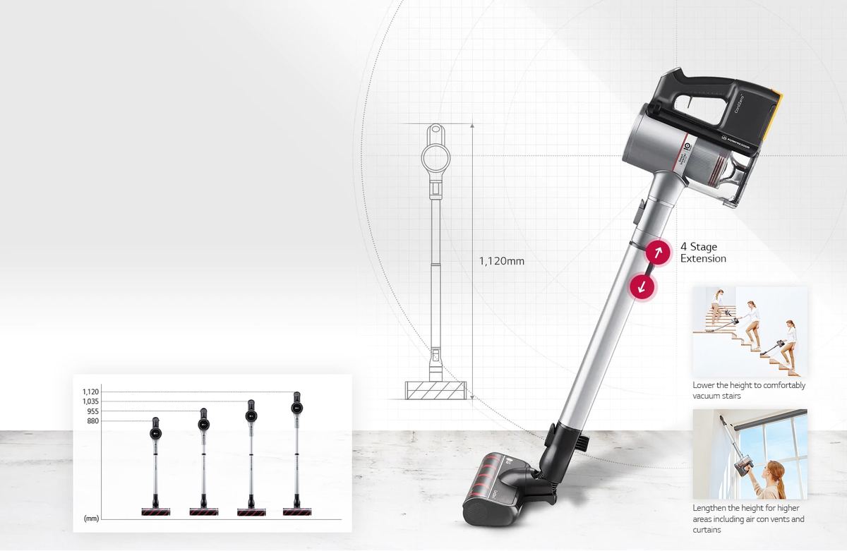 LG CordZero A9K Core Handstick Vac with Kompressor™ Technology