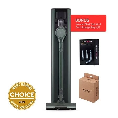 LG CordZero Auto Emptying Handstick Vacuum Bundle