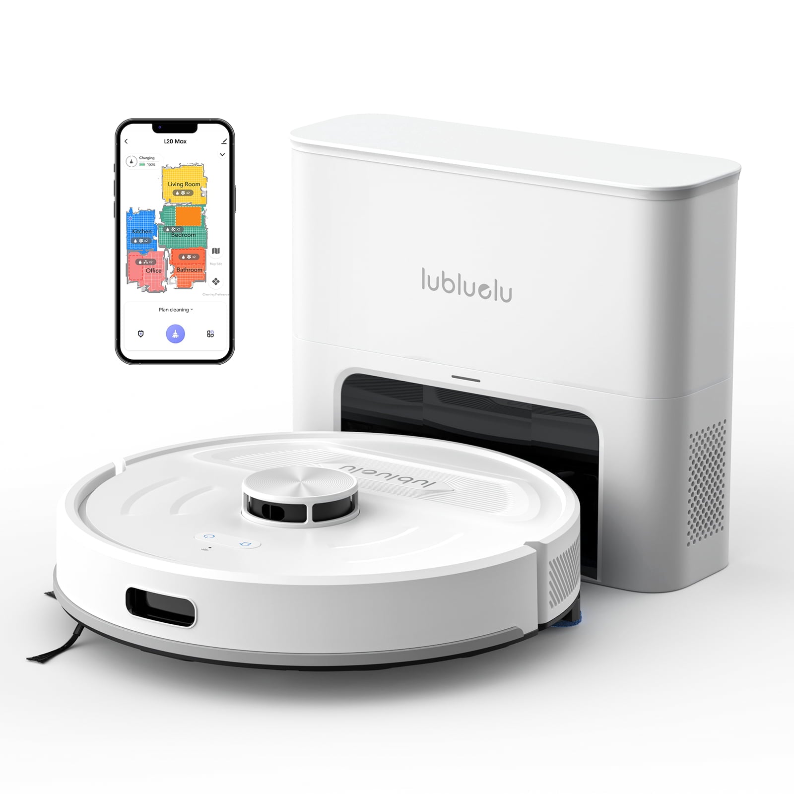 lubluelu L20 Max - 5500Pa Robotic Vacuum Cleaner with Precision LiDAR Navigation