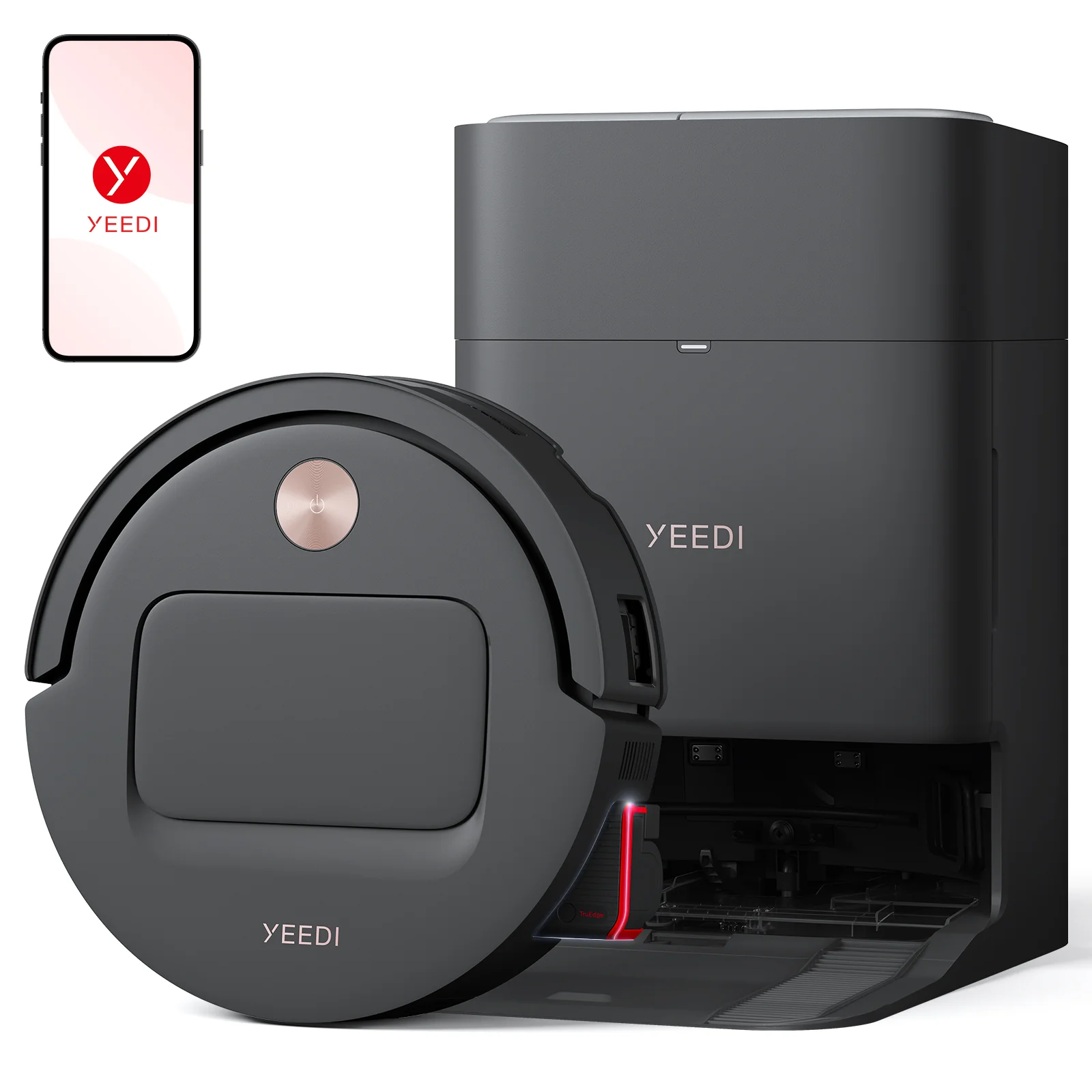 YEEDI M14 PLUS Black Robot Vacuum & Mop