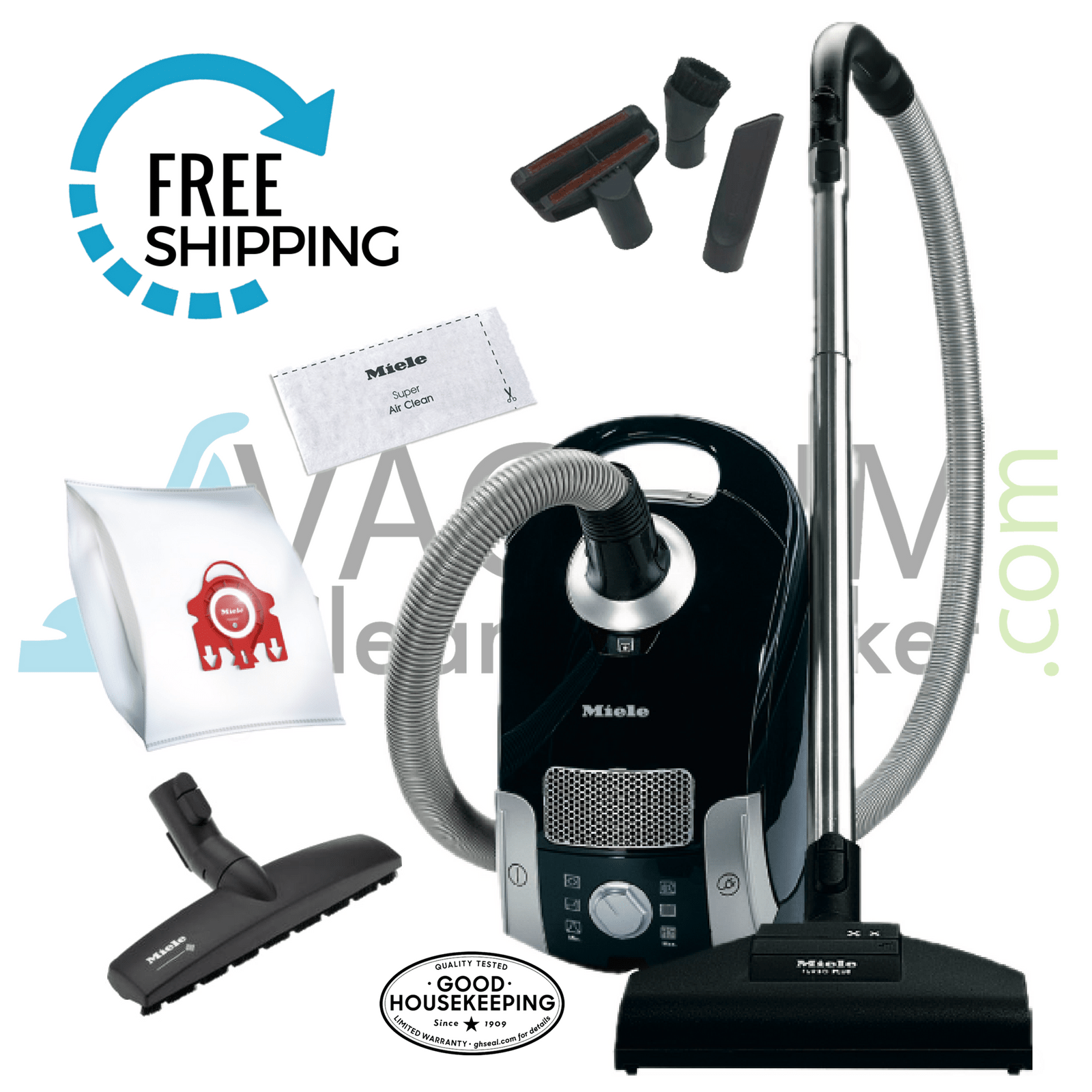 Miele Compact C1 Turbo Team Canister Vacuum Cleaner
