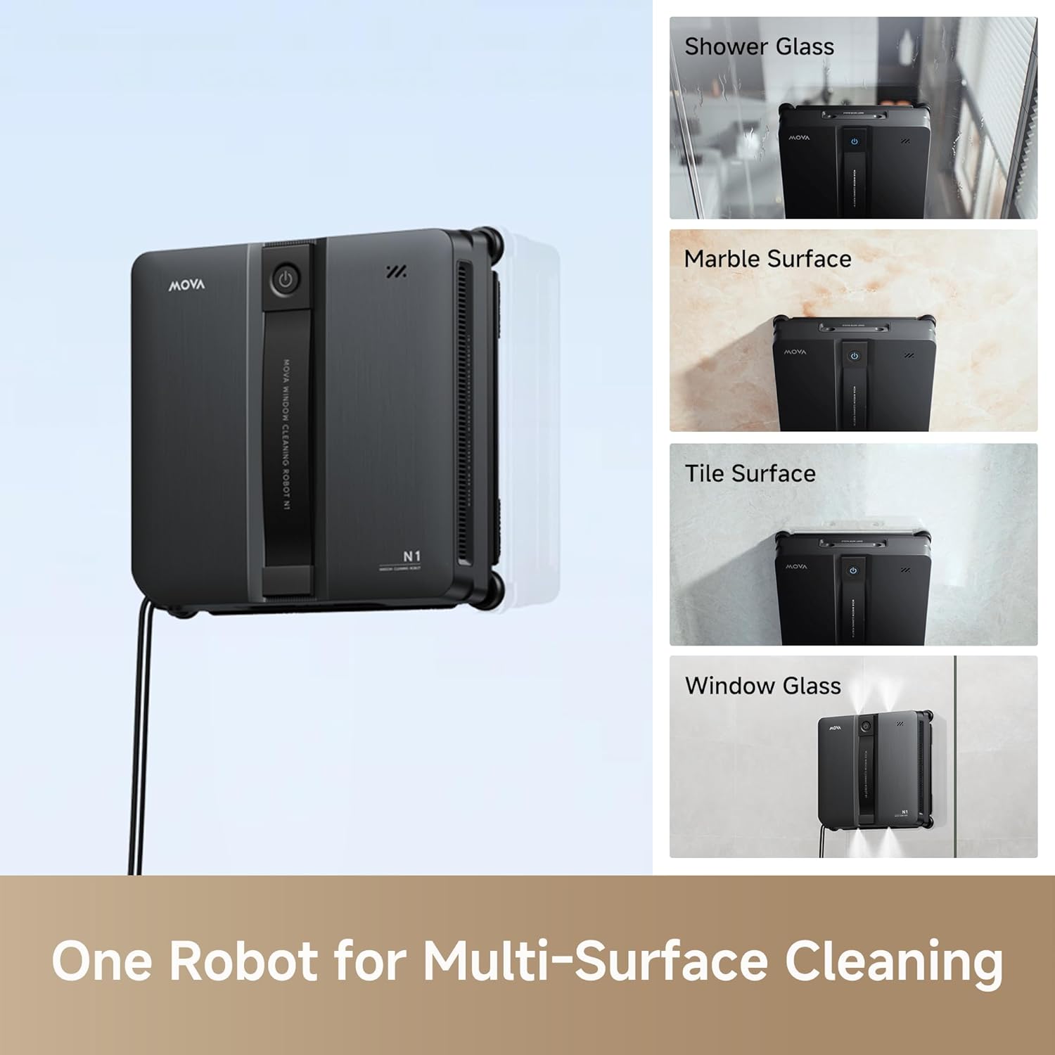 Window Cleaning Robot N1 Black