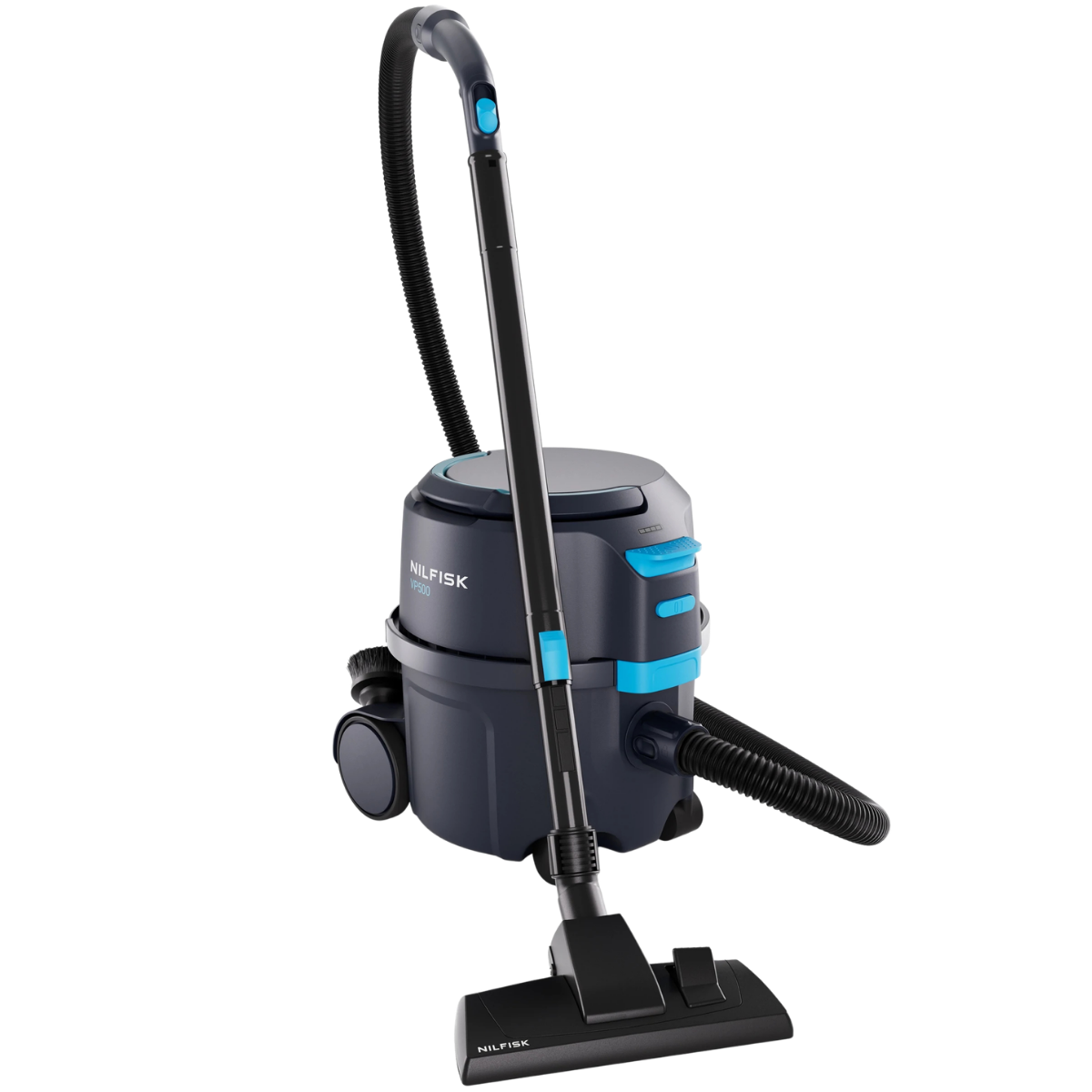 Nilfisk VP500 Battery-Operated Canister HEPA Industrial Vacuum