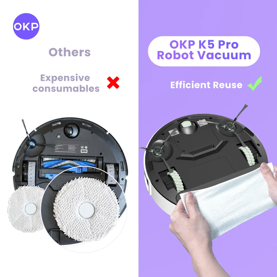 OKP Robot Vacuum K5 PRO