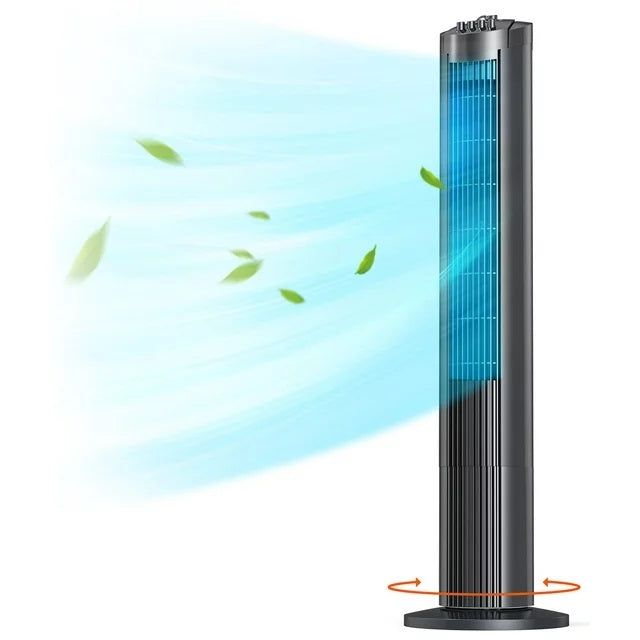 Paris Rhône 36" Tower Fan TF032, 90° Oscillating Bladeless fans for home WM