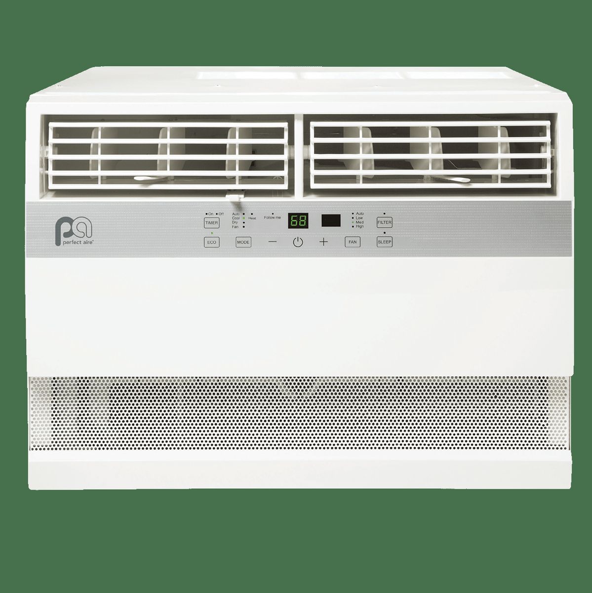 Perfect Aire 12,000 BTU Window Air Conditioner with Electric Heat