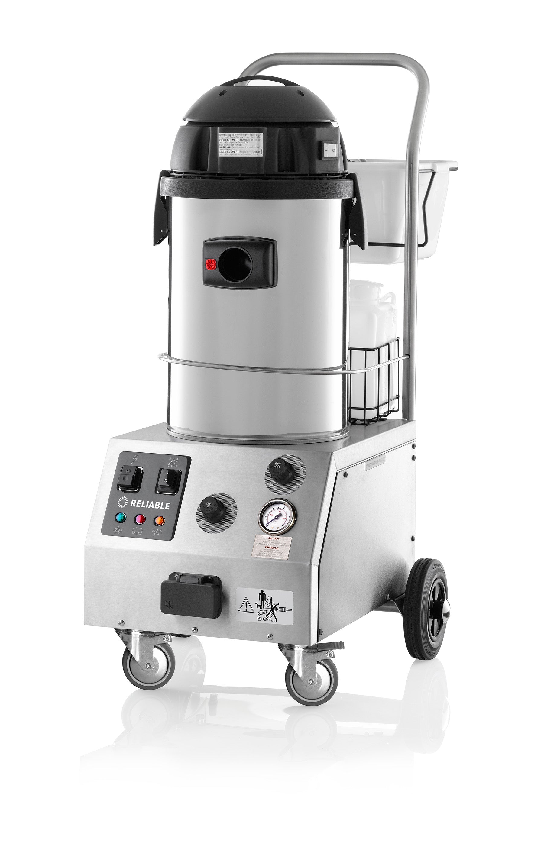 Tandem Pro Commercial Steam Cleaning System with Vacuum & Commercial Steam Mop