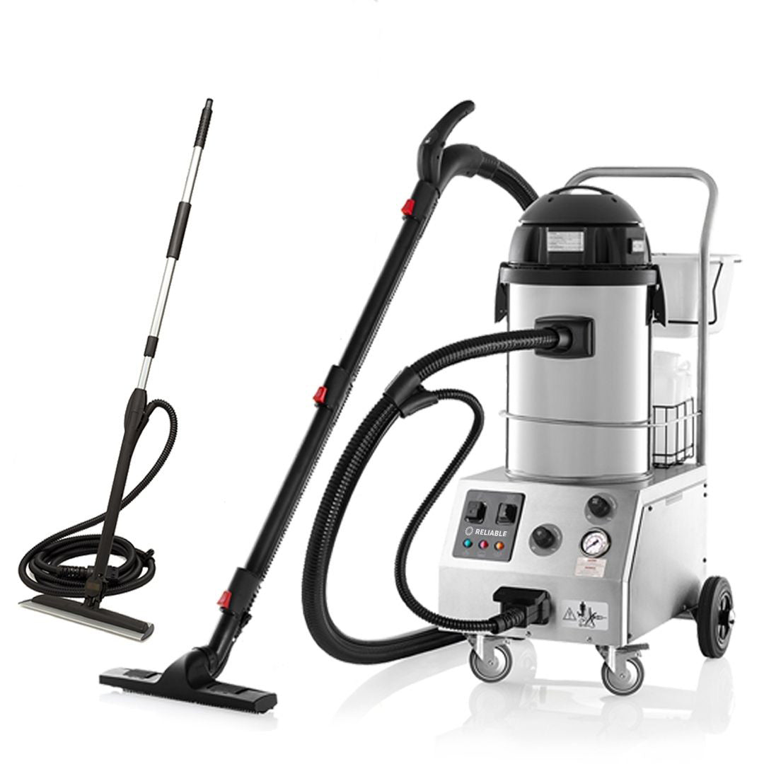 Tandem Pro Commercial Steam Cleaning System with Vacuum & Commercial Steam Mop
