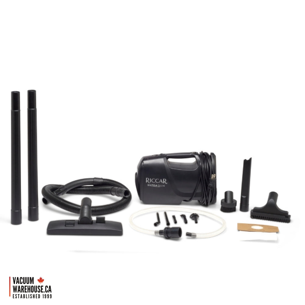 Riccar SupraQuik Portable Canister Vacuum with Shoulder Strap