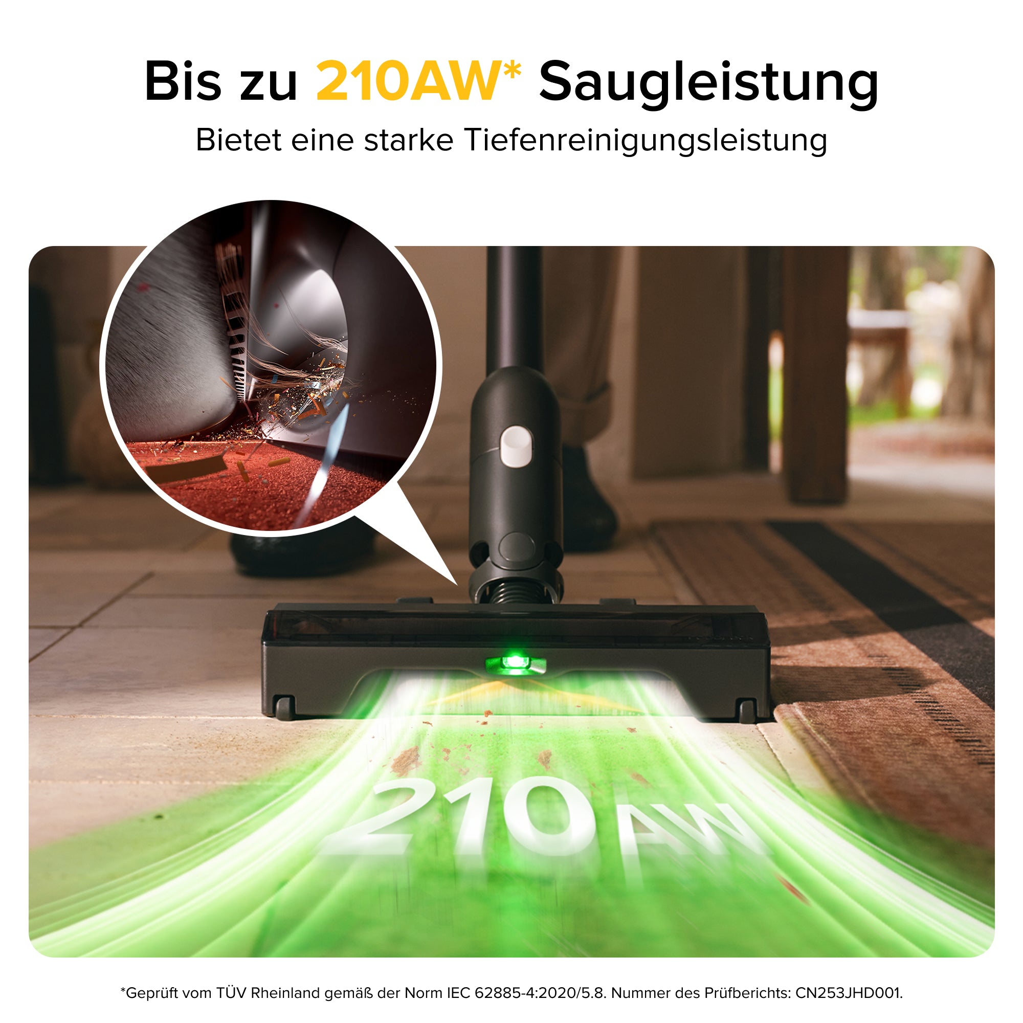Roborock H60 Ultra 3-in-1 Akku-Staubsauger mit Power-Detect