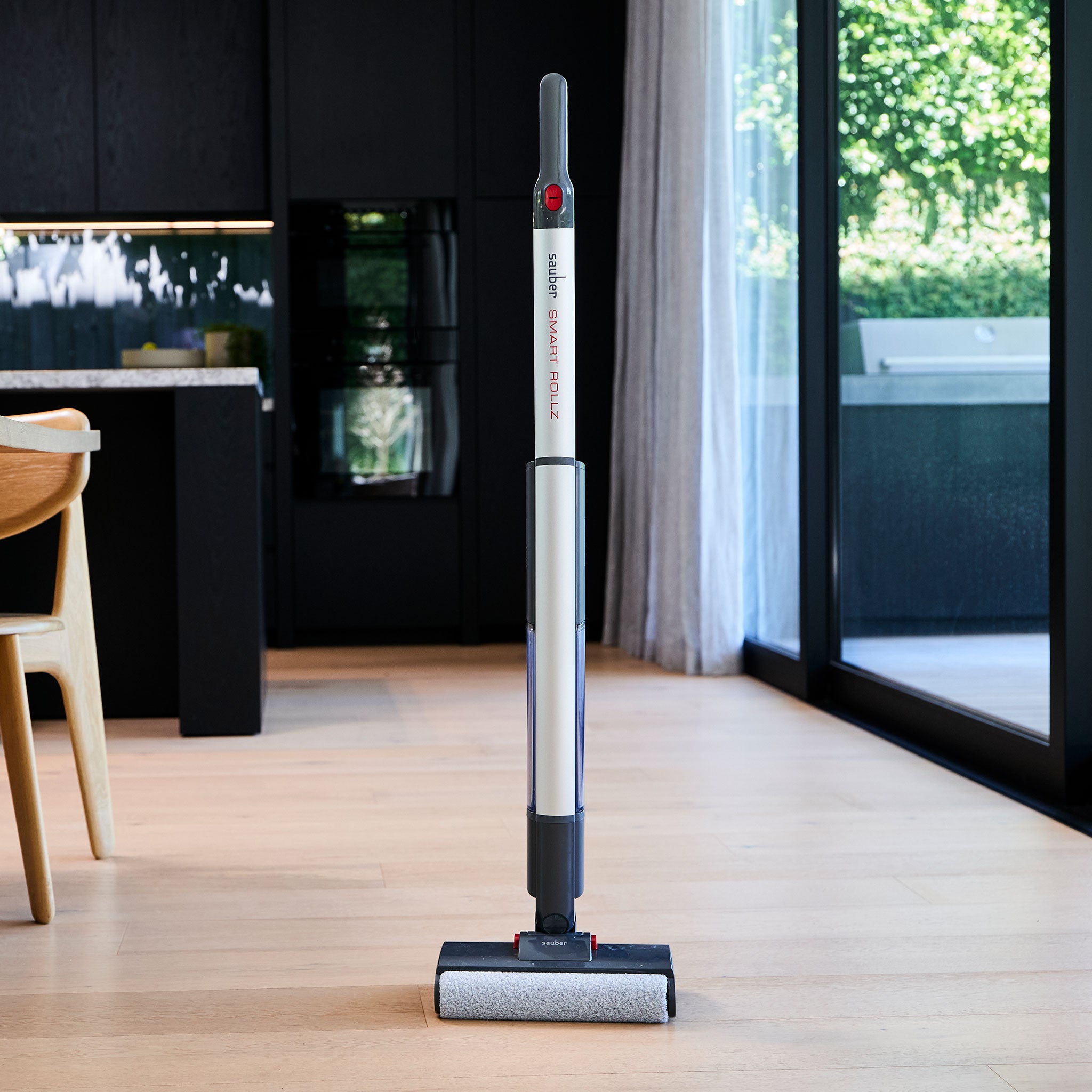 Sauber Smart Rollz Electric Hard Floor Cleaner & Mop with One-Touch Self-Cleaning