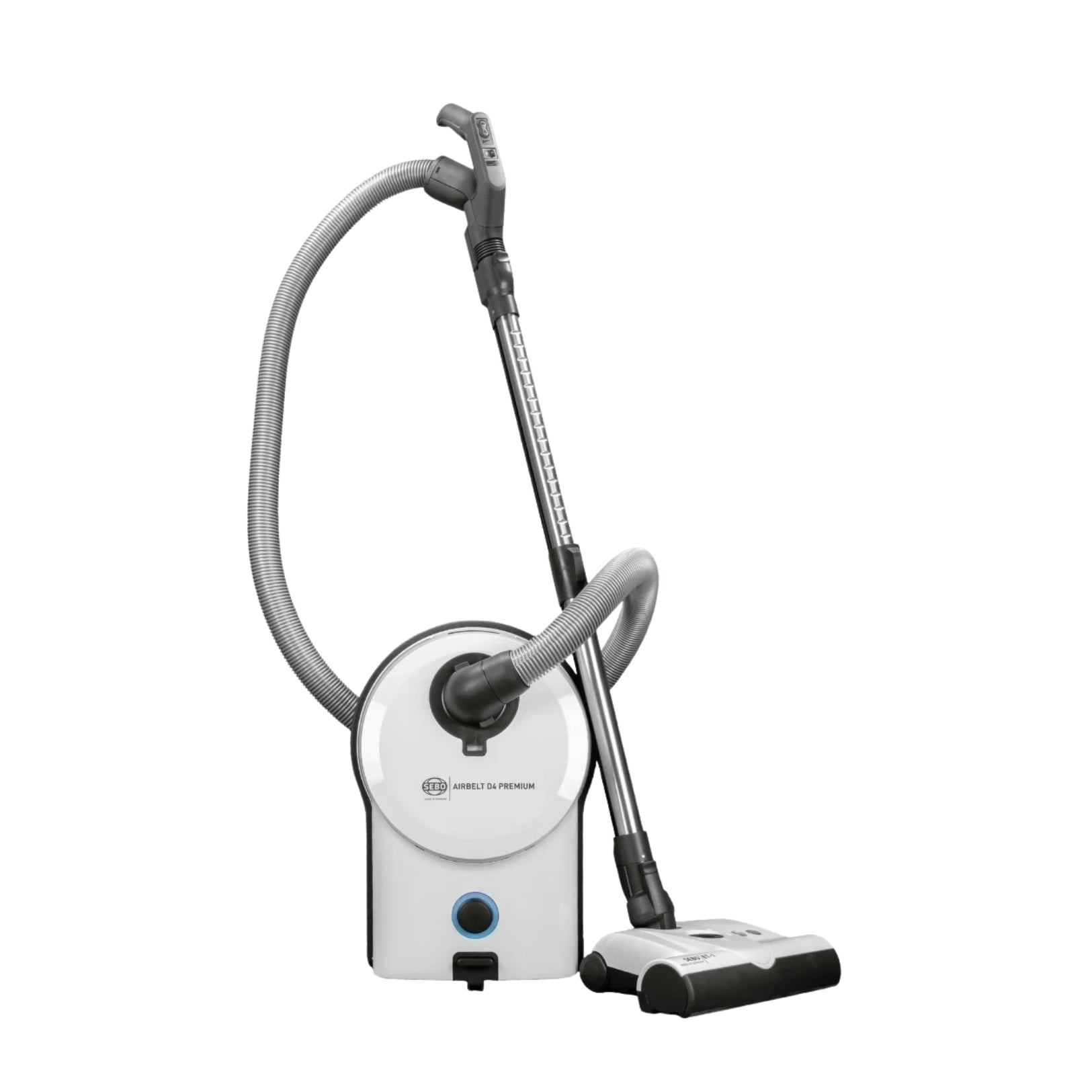 Sebo Airbelt D4 Premium Canister Vacuum Cleaner - White