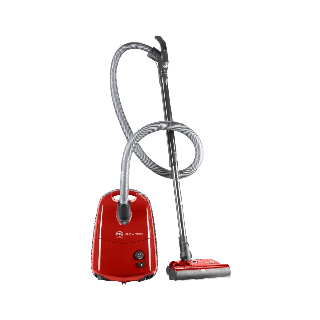 Sebo Airbelt E3 Premium Canister Vacuum - Red