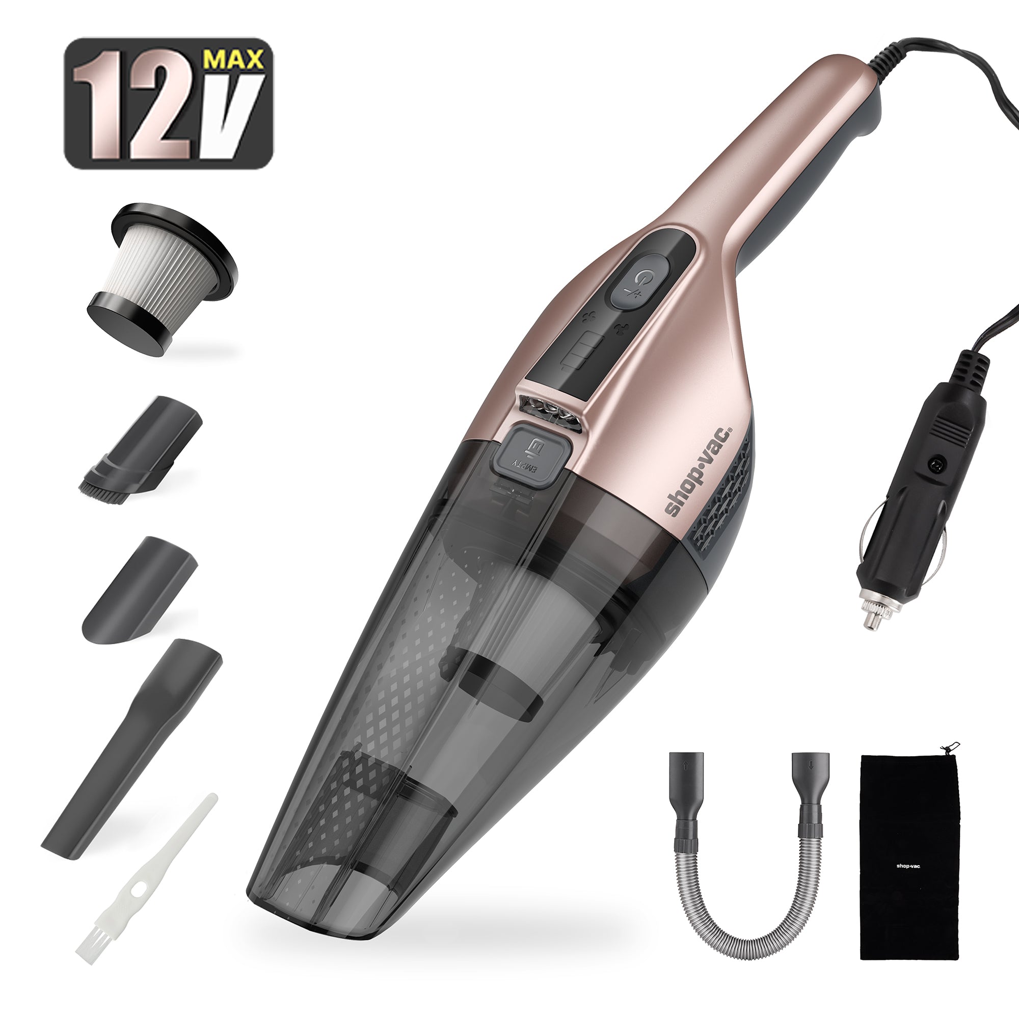 Shop-Vac® S1 12V Portable Car Vacuum