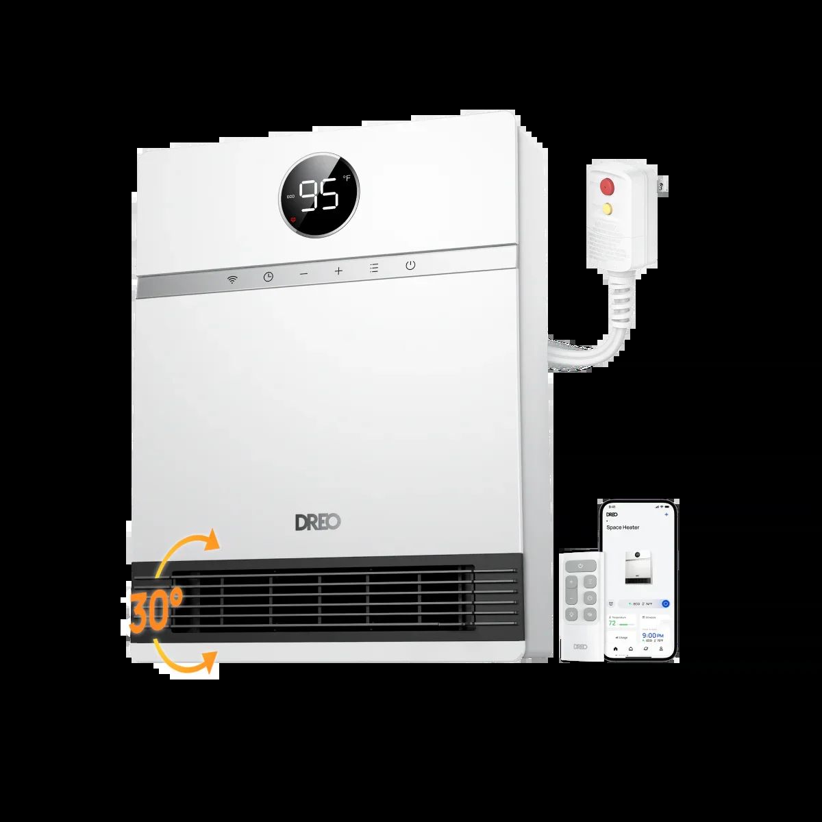 Smart Wall-mounted Heater 517AS with ALCI Plug