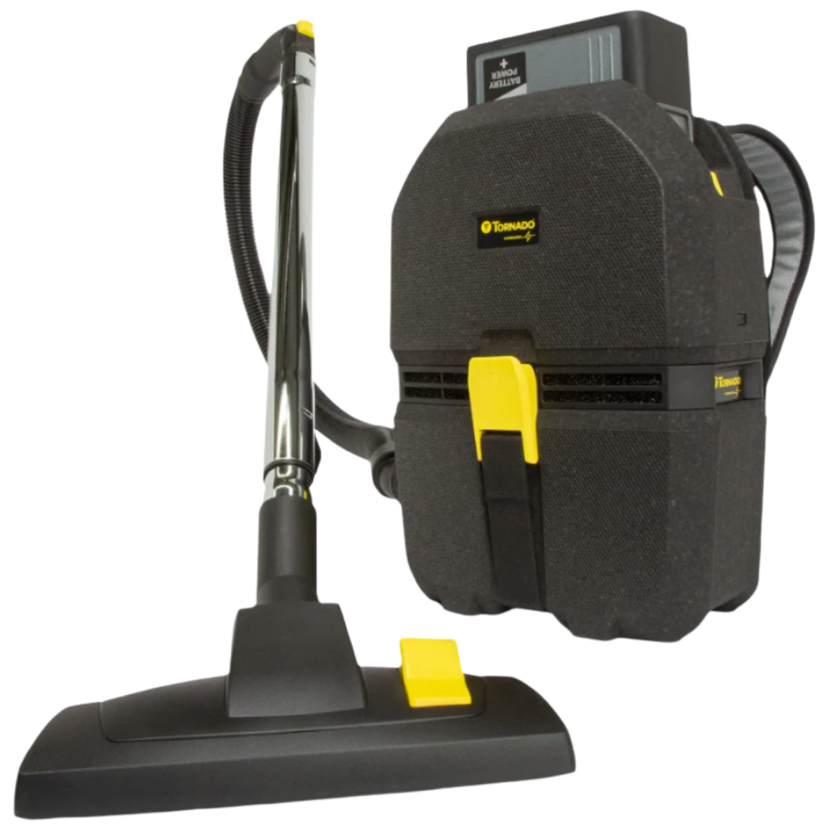 Tornado Zephyr Battery-Operated Backpack Industrial Vacuum