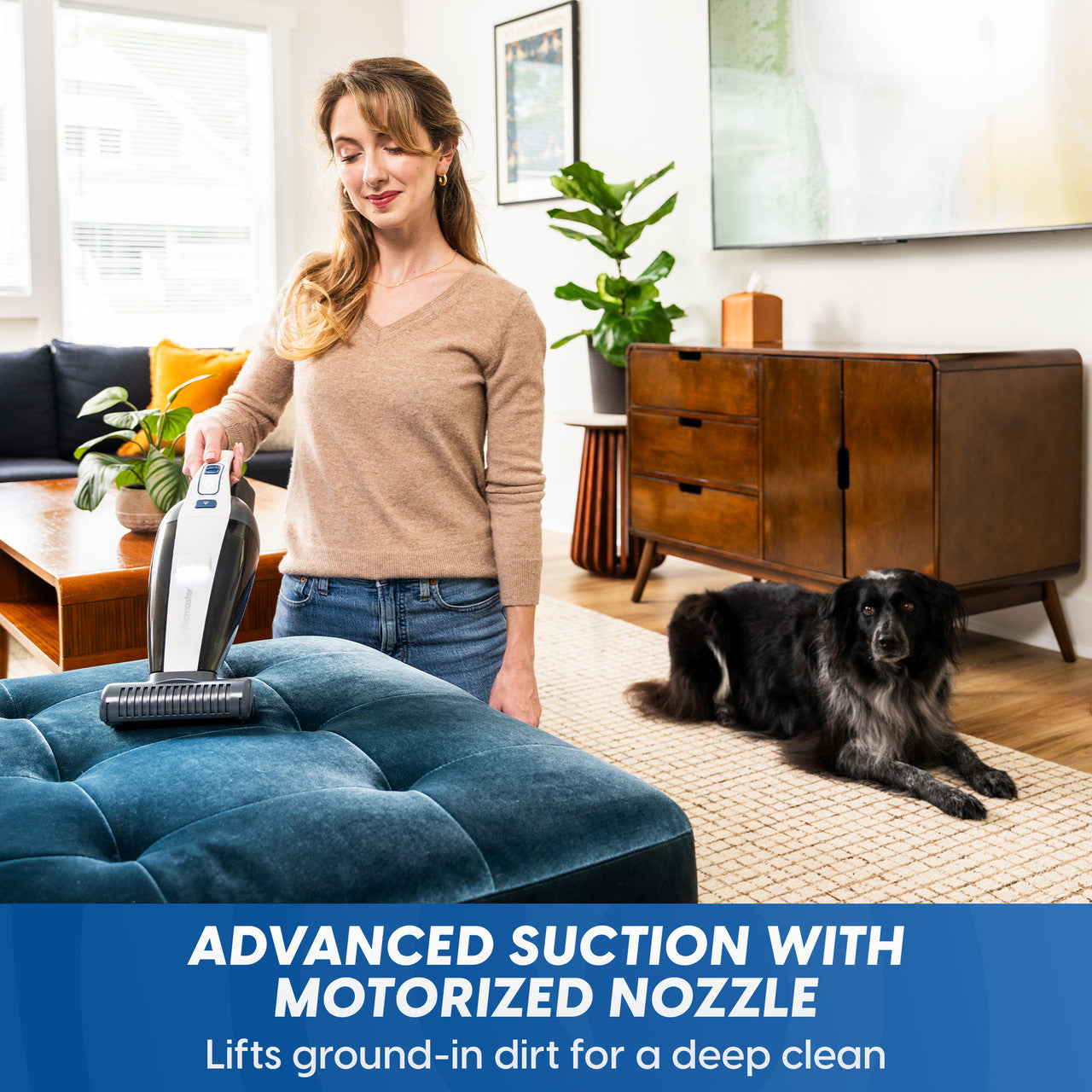 Vacmaster 14.8V Cordless Handheld Vacuum with Motorized Nozzle, DHVB1401