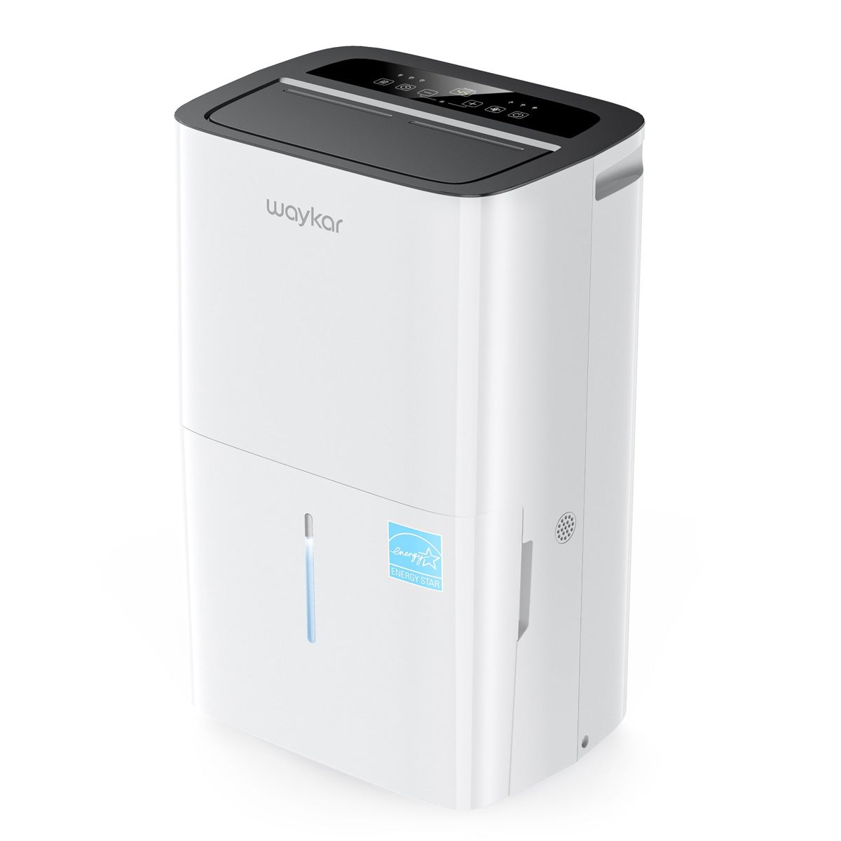 Waykar 150 Pint Dehumidifier for Home & Basements, Energy Star, DOE 50 Pint, 7000 Sq. Ft, Continuous Drain Hose
