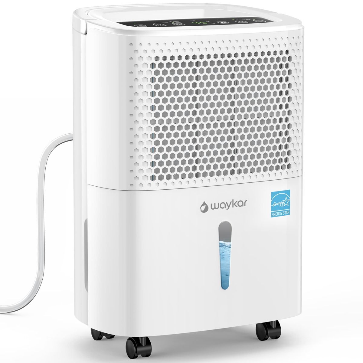 Waykar 31.6 Pints Portable Dehumidifier, ENERGY STAR Dehumidifier for Up to 2,000 Sq. Ft.