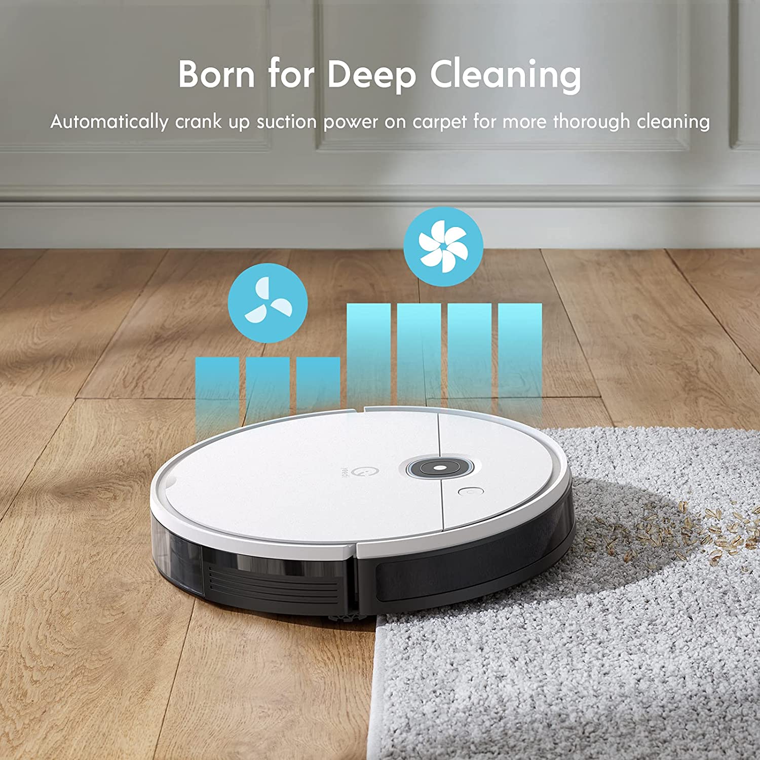 Yeedi Vac Robot Vacuum Cleaner 3000Pa Smart Visual Mapping Navigation Yeedi Vac Max 2 in 1 Robot Vacuum Mop Cleaner 3000Pa Carpet Detection Visual Mapping Navigation